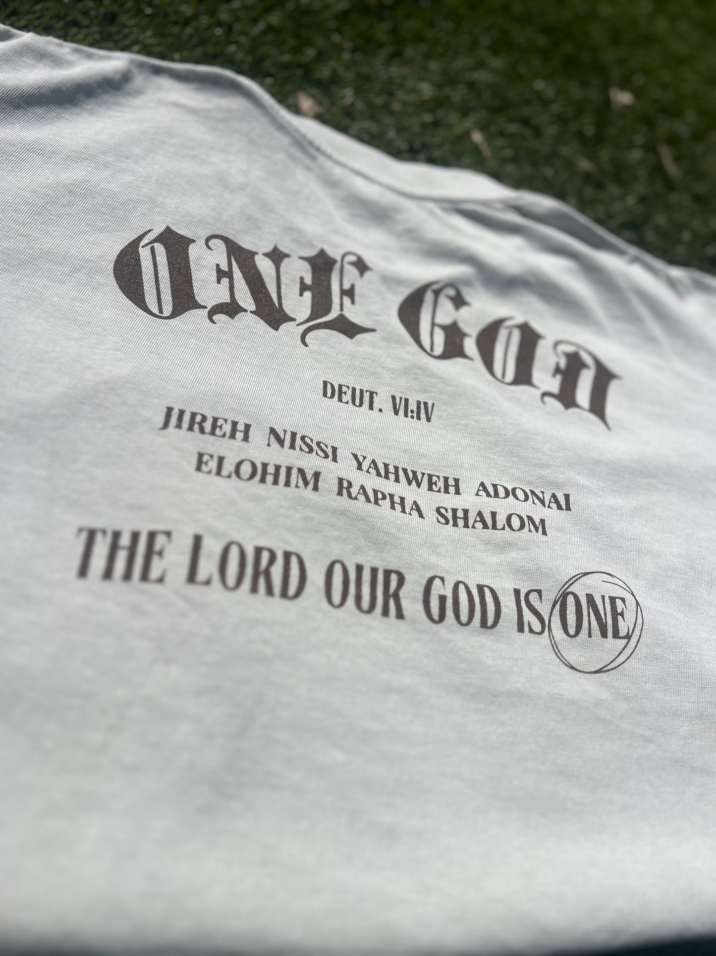 Deuteronomy 6:4 Oversized Shirt