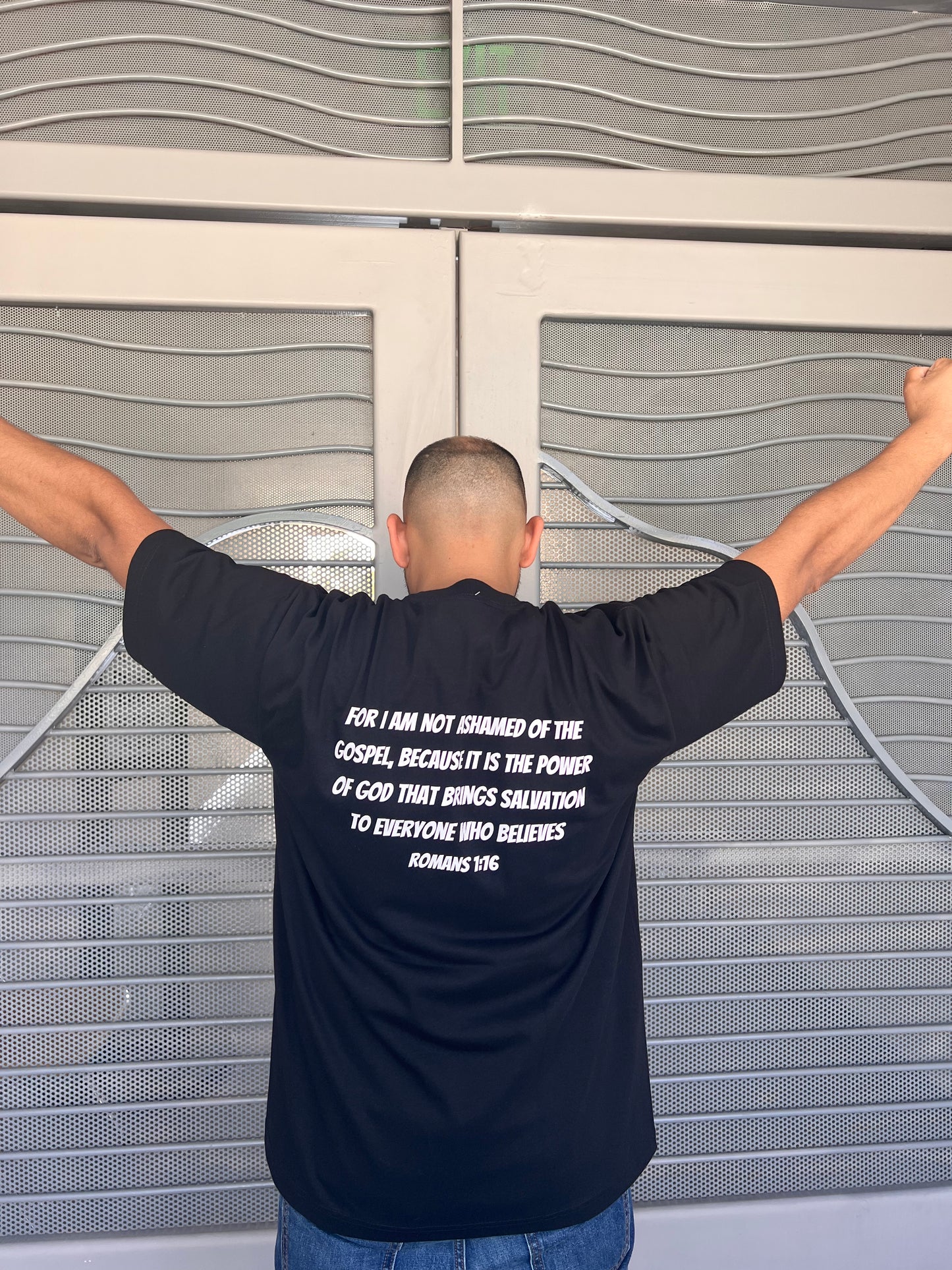 Romans 1:16 Black Shirt