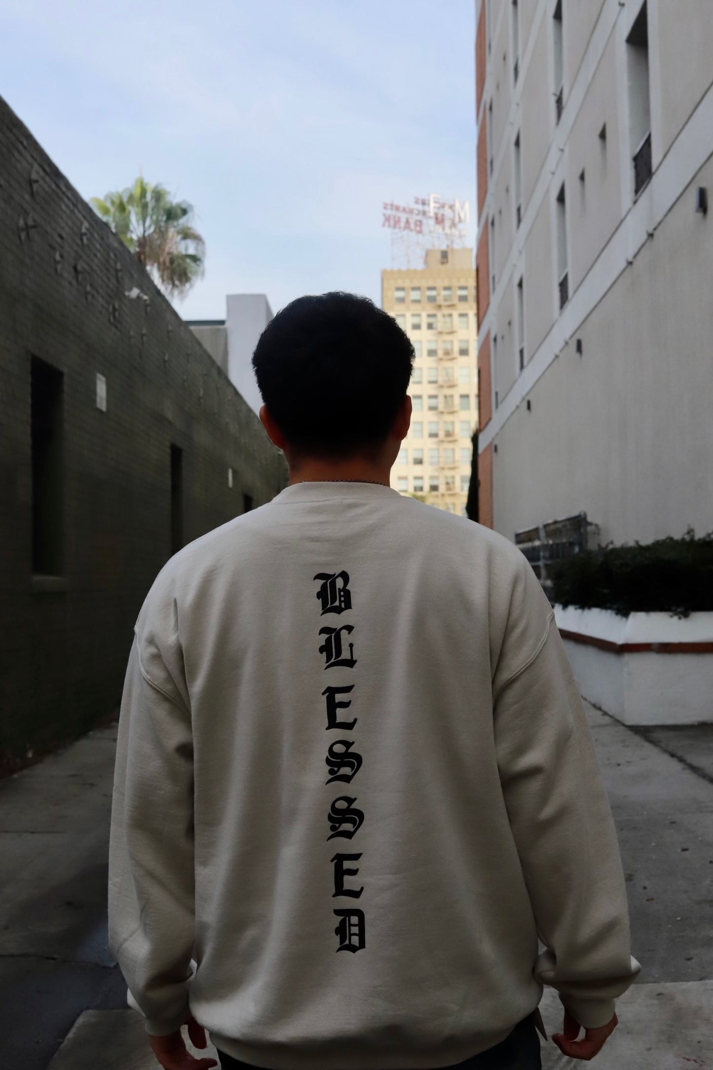 Blessed Tan Crewneck