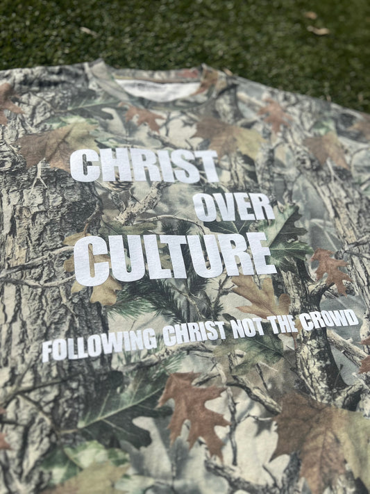 Christ Over Culture Camo Shirt