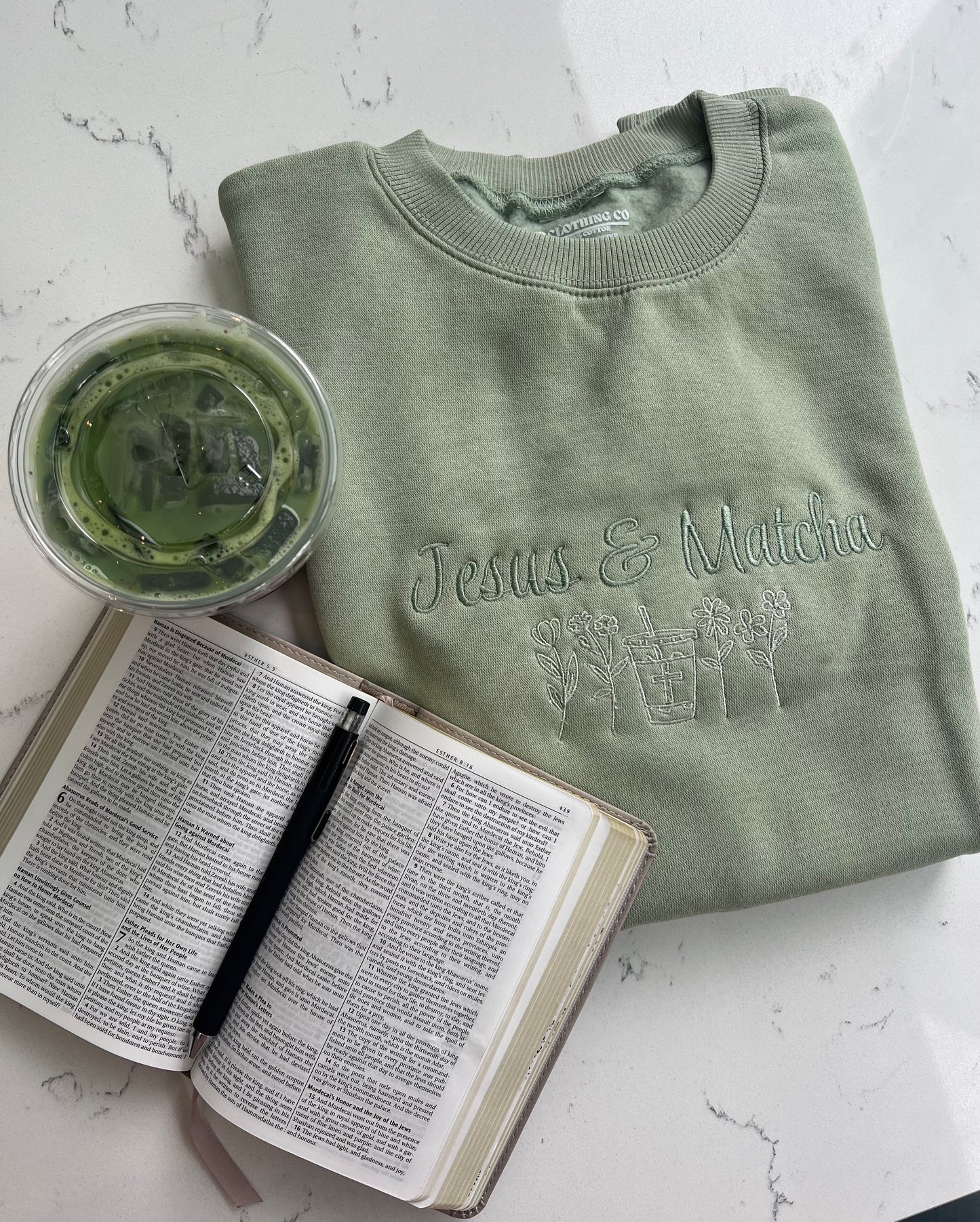 Jesus & Matcha Sweatshirt